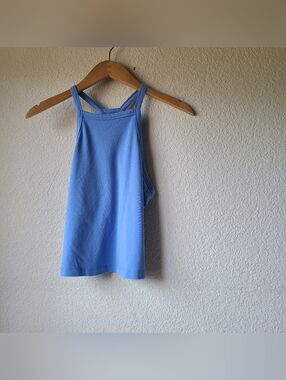 #12 Fabletics Sky Blue Double-Strap Tank Women's Size XS
